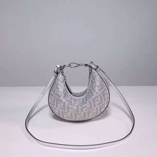 Replica Fendi Fendigraphy Crystal Mini Shoulder Bag