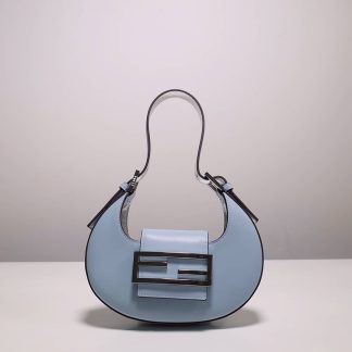 Replica Fendi Cookie Leather Mini Hobo Bag