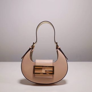 Replica Fendi Cookie Leather Mini Hobo Bag