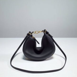 Replica Fendi Fendigraphy Mini Leather Hobo Bag